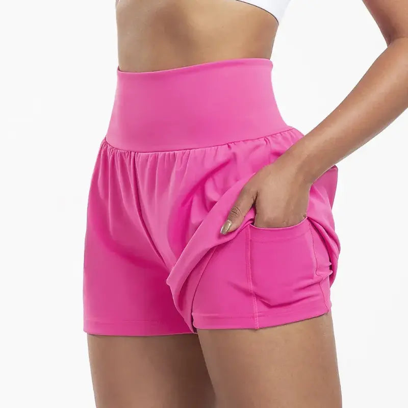 Yara™ | Ultra Comfortabele 2‑in‑1 Yoga Short